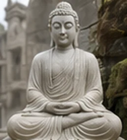 3D stone statues