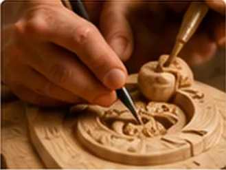 Fine-art hand carving