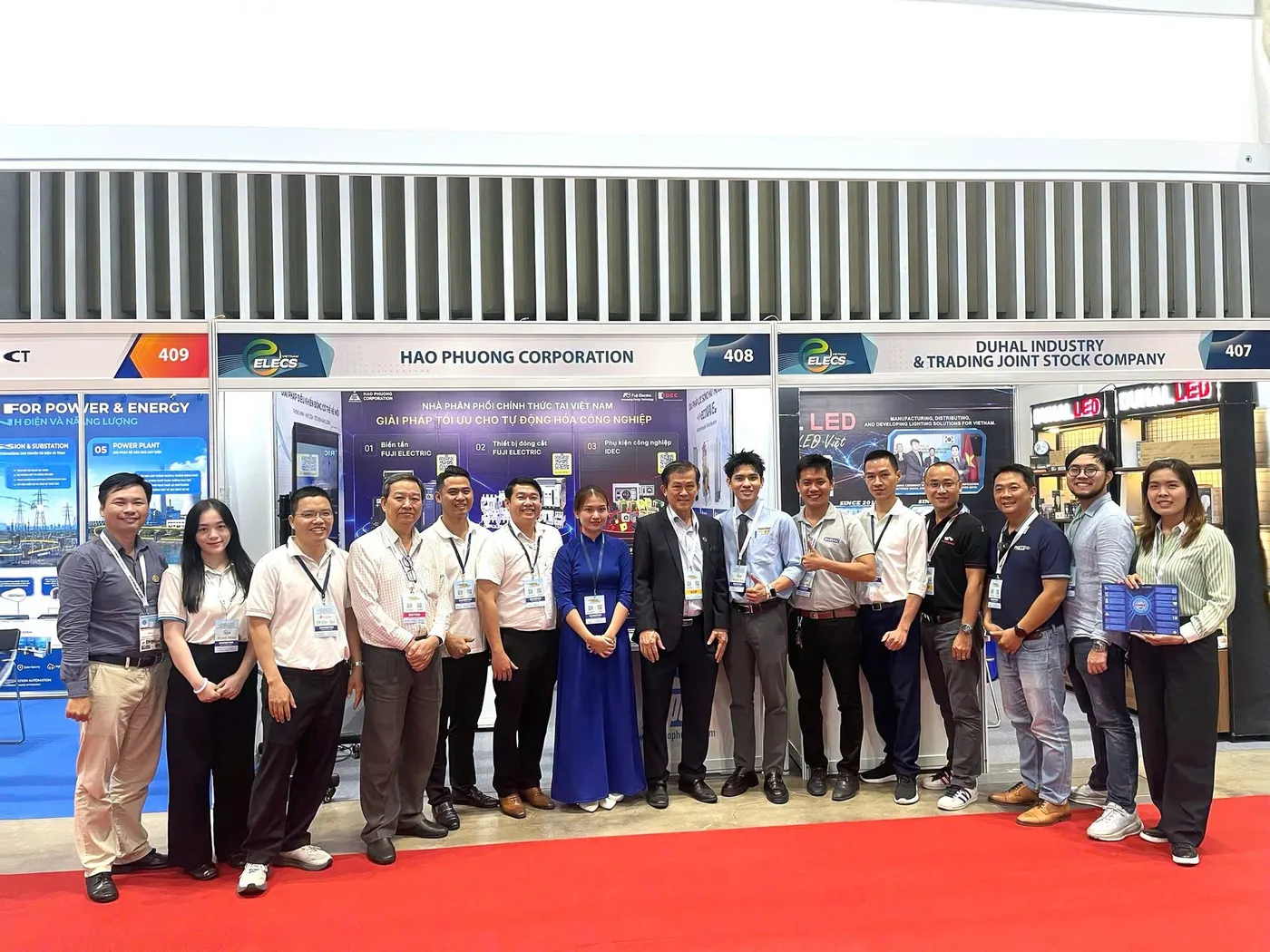 Giao lưu, kết nối cùng các doanh nghiệp trưng bày tại triển lãm
