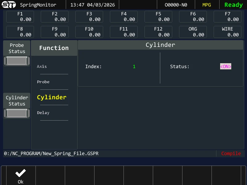 Operating interface — Astro 10S 16-axis Controller