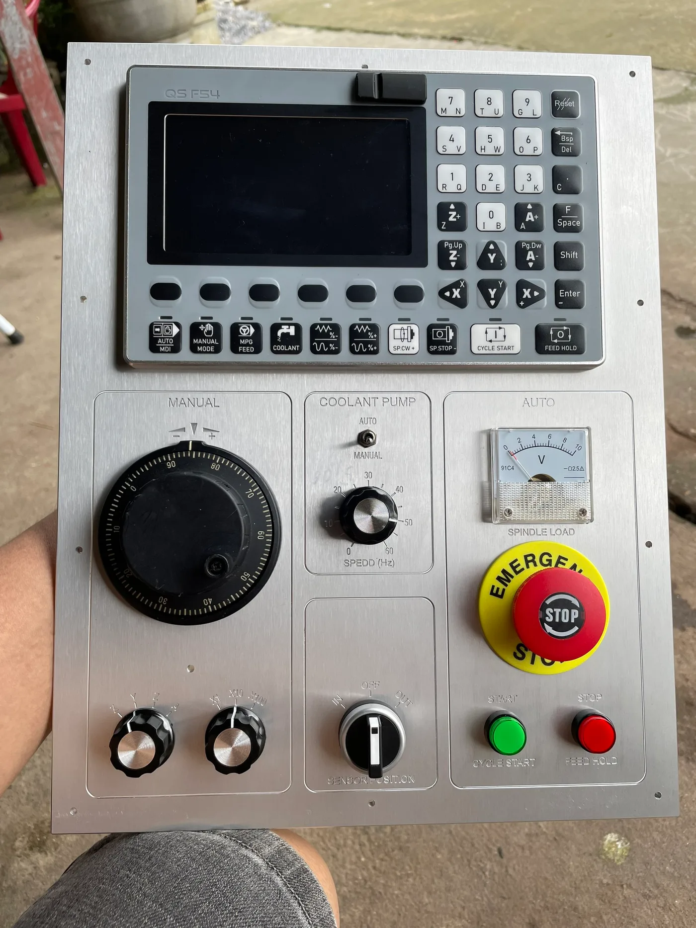 F54 4-axis Controller in the field on a CNC machine